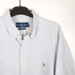 Polo Ralph Lauren Long Sleeve Yarmouth Fit Striped Shirt Blue