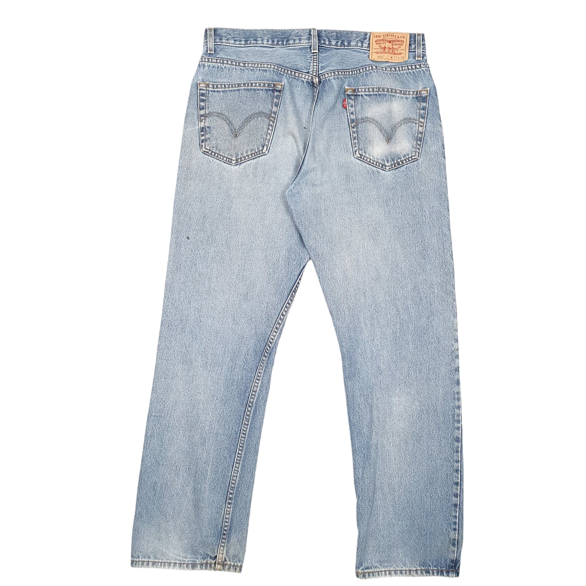 Mens Blue Levis  505 JeansW36 L32