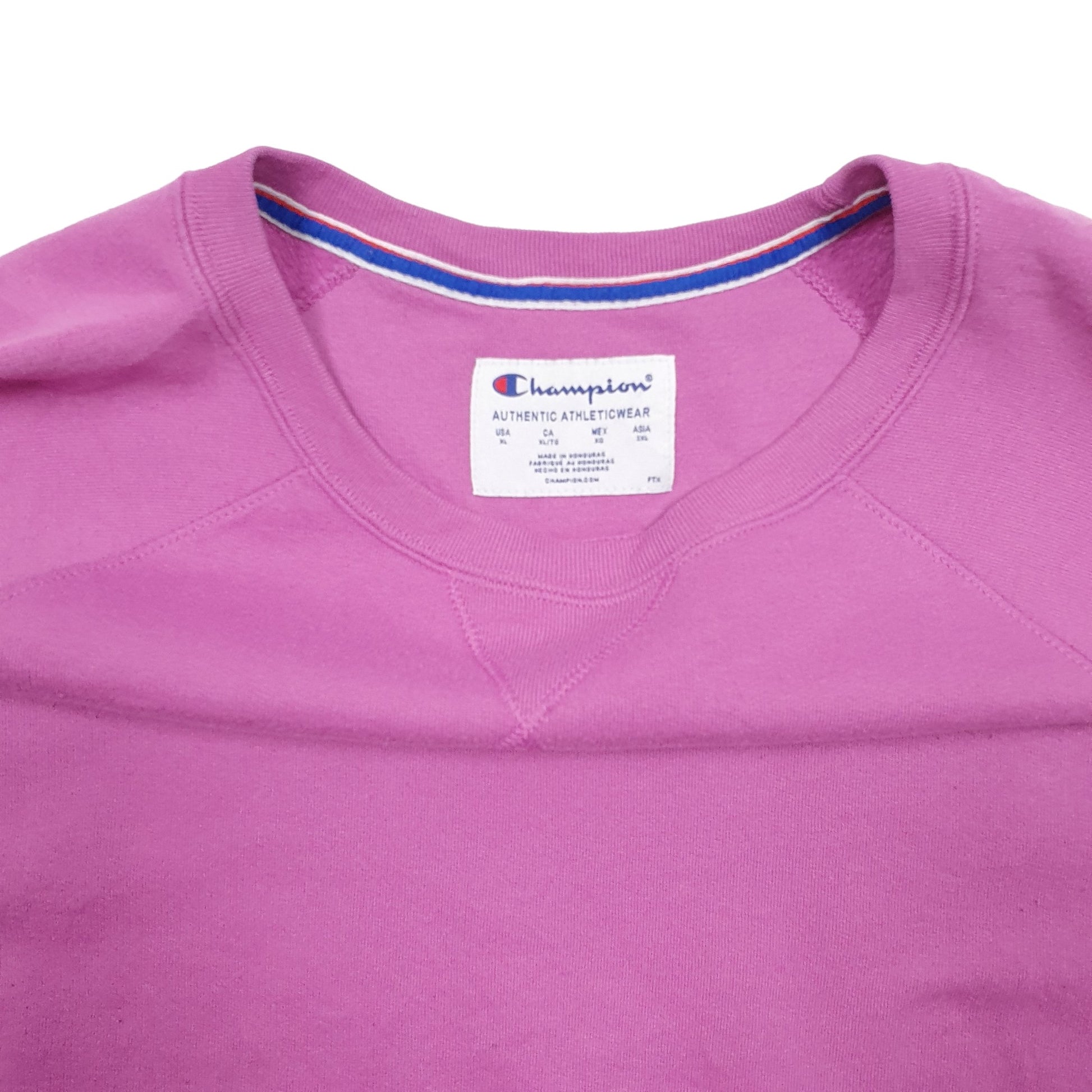 Womens Pink Champion  Crewneck Jumper