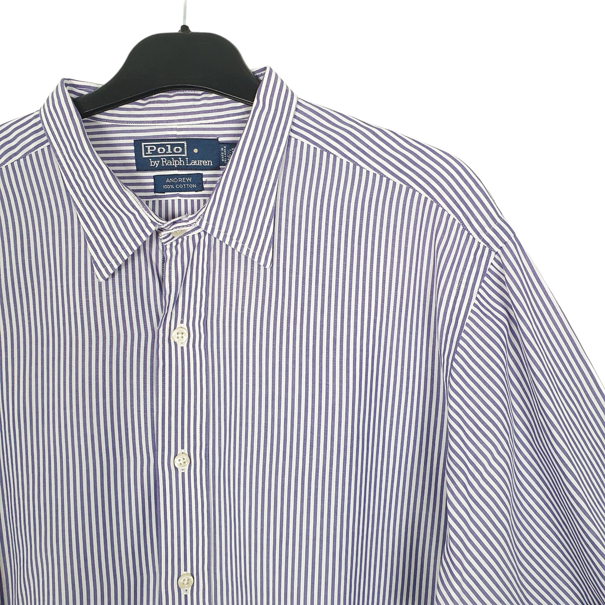 Ralph Lauren Short Sleeve Regular Fit Striped Shirt Blue