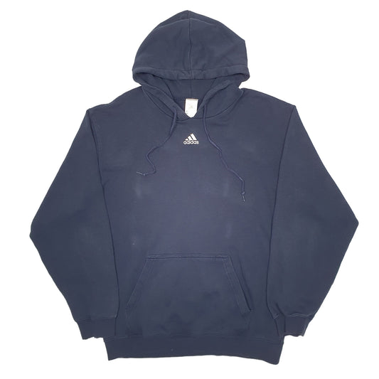 Mens Navy Adidas  Hoodie Jumper