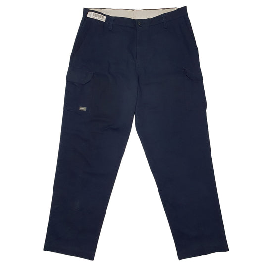 Mens Navy Unifirst Combat Pants Cargo Trousers