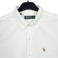 Mens White Ralph Lauren  Long Sleeve Shirt