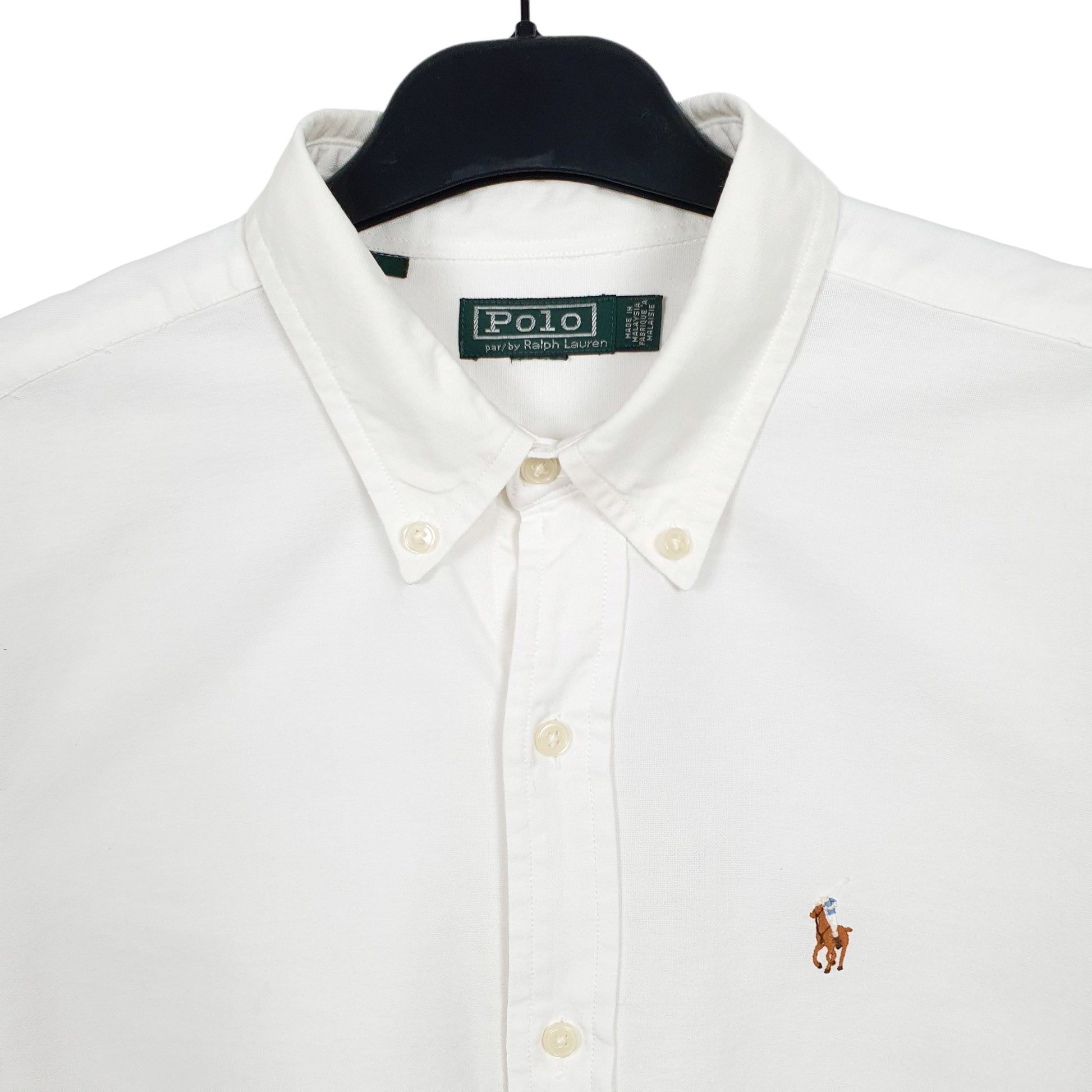 Mens White Ralph Lauren  Long Sleeve Shirt