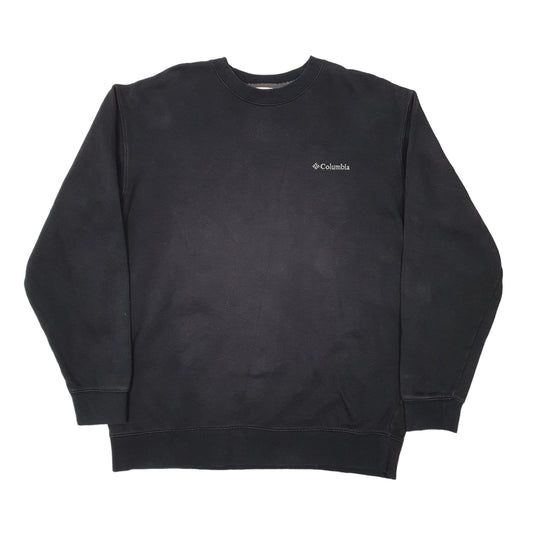 Mens Black Columbia Sportswear Sweatshirt Crewneck Jumper