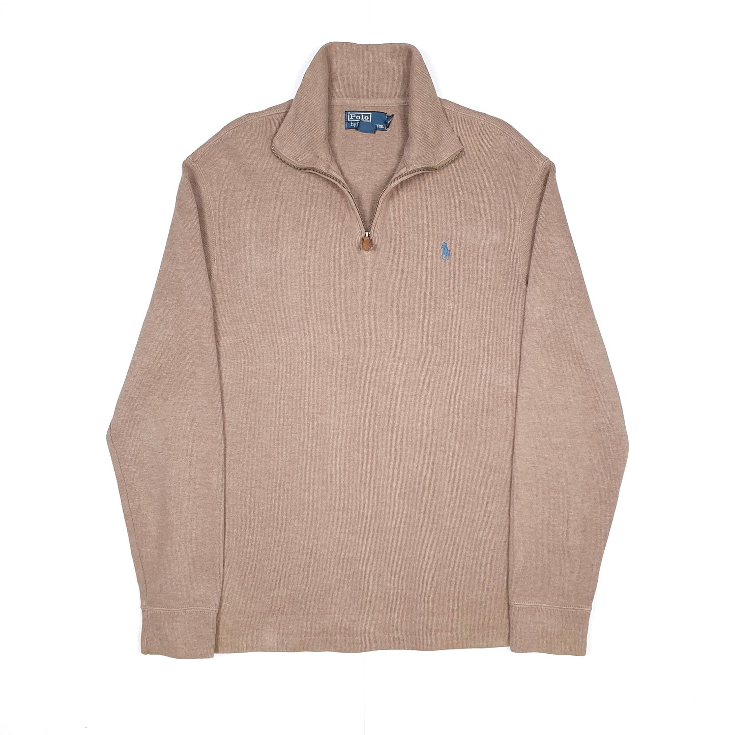 Brown Polo Ralph Lauren Quarter Zip Jumper