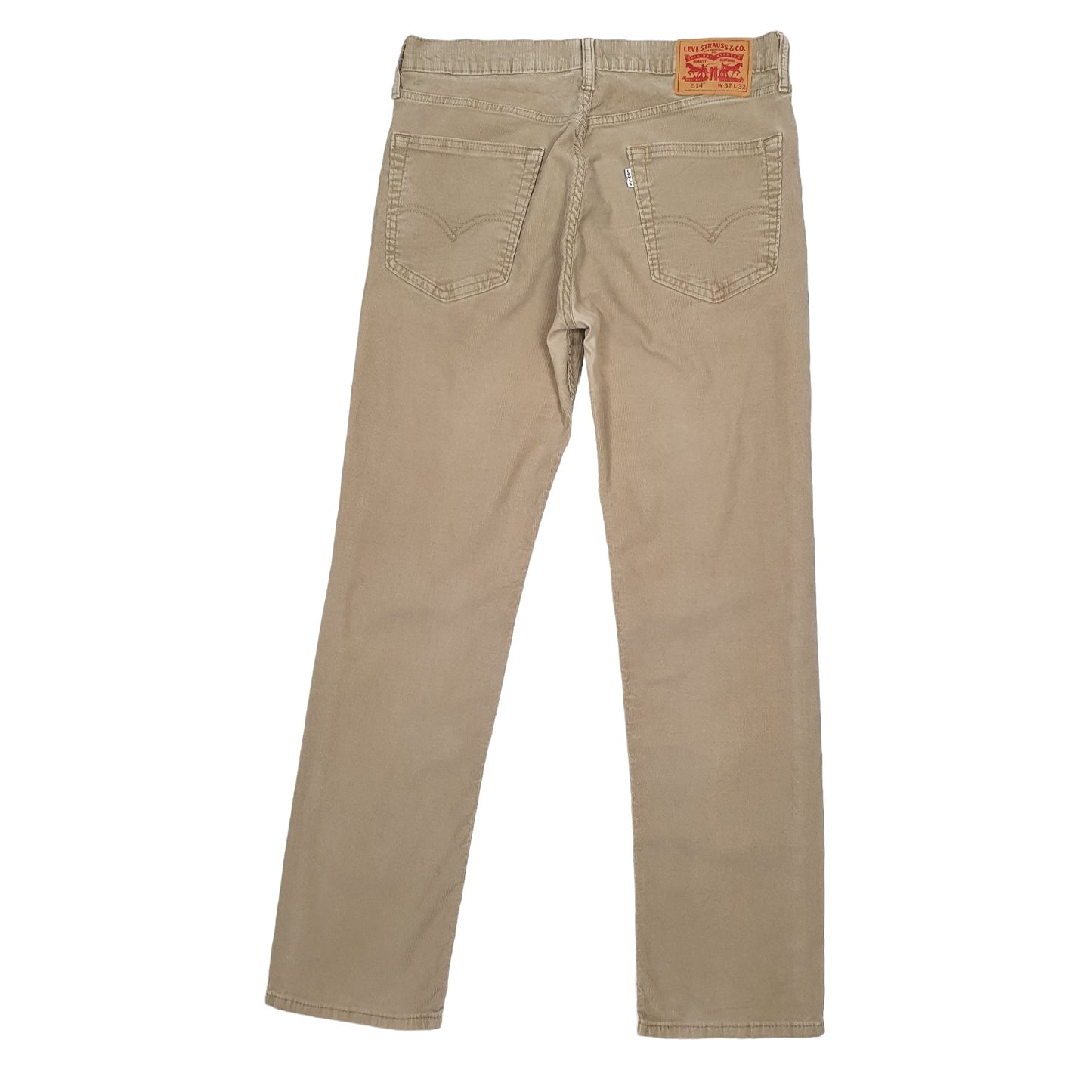 Mens Beige Levis  Corduroy Trousers