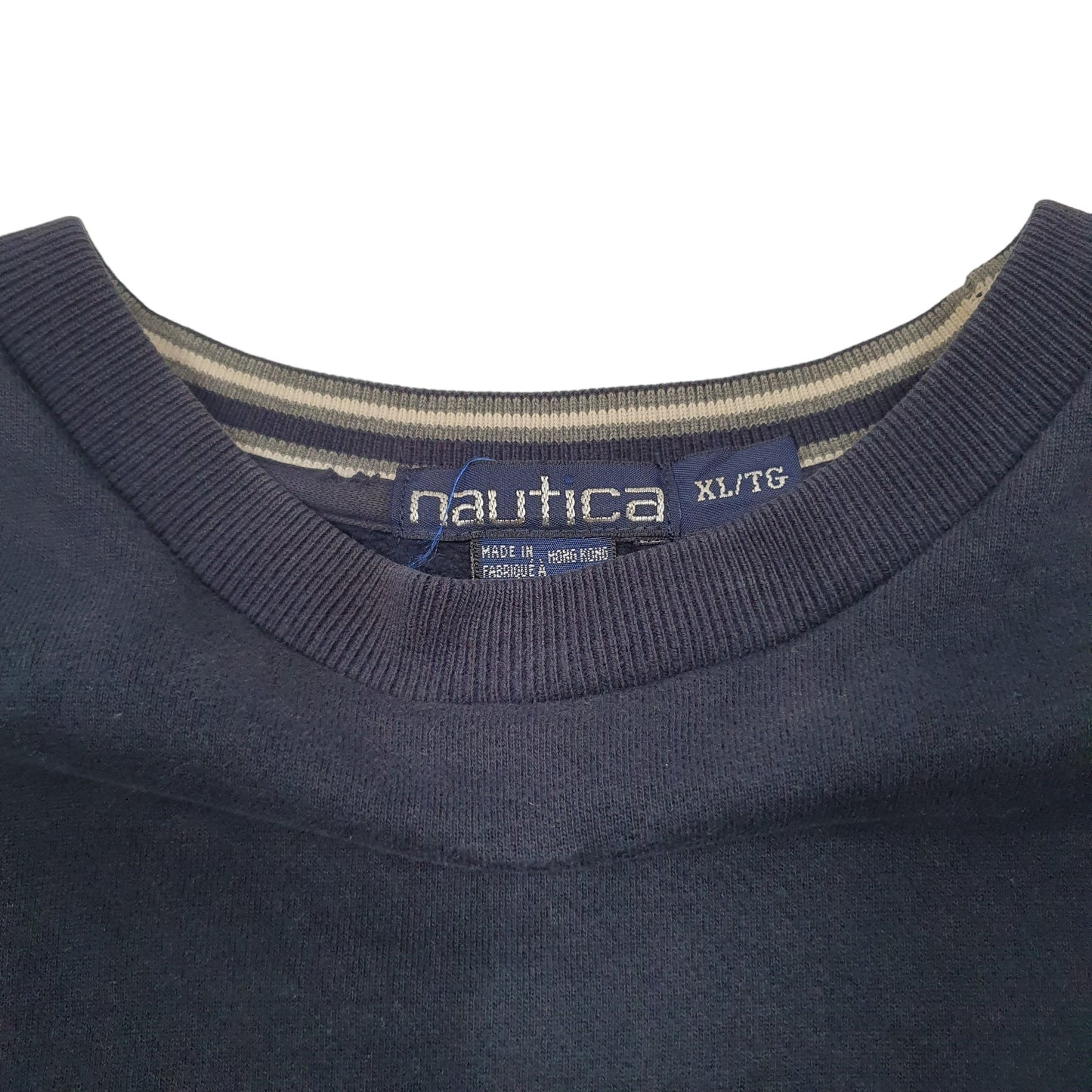 Mens Navy Nautica  Crewneck Jumper