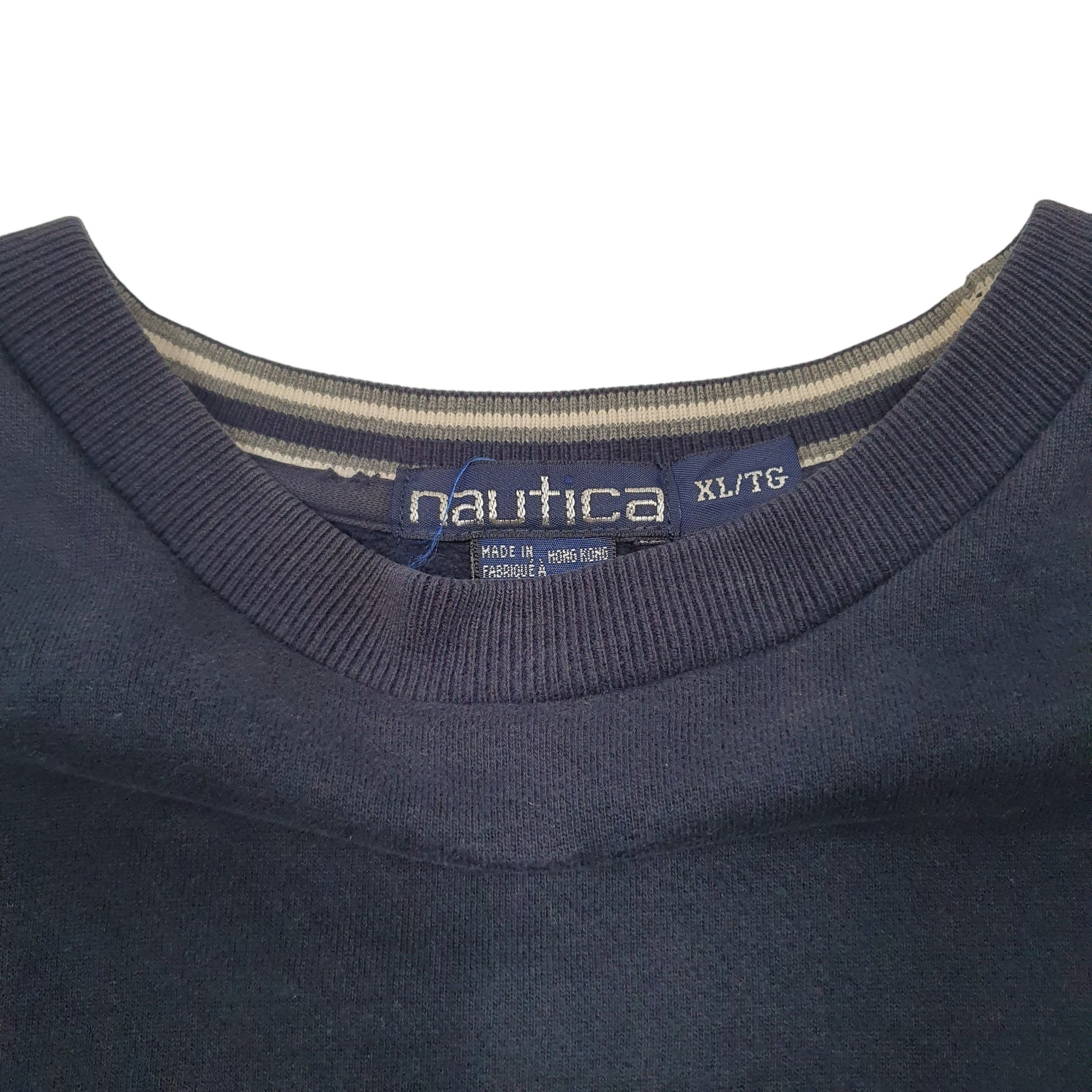 Mens Navy Nautica  Crewneck Jumper