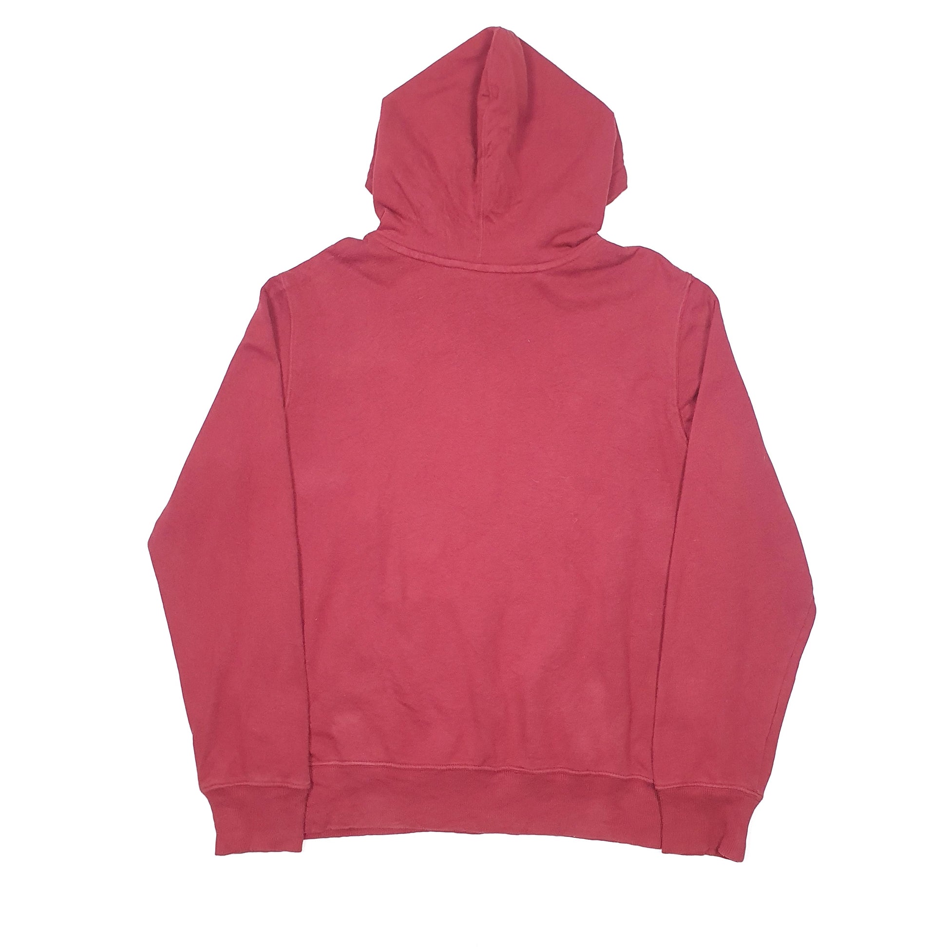 The North Face Spellout Hoodie M Red