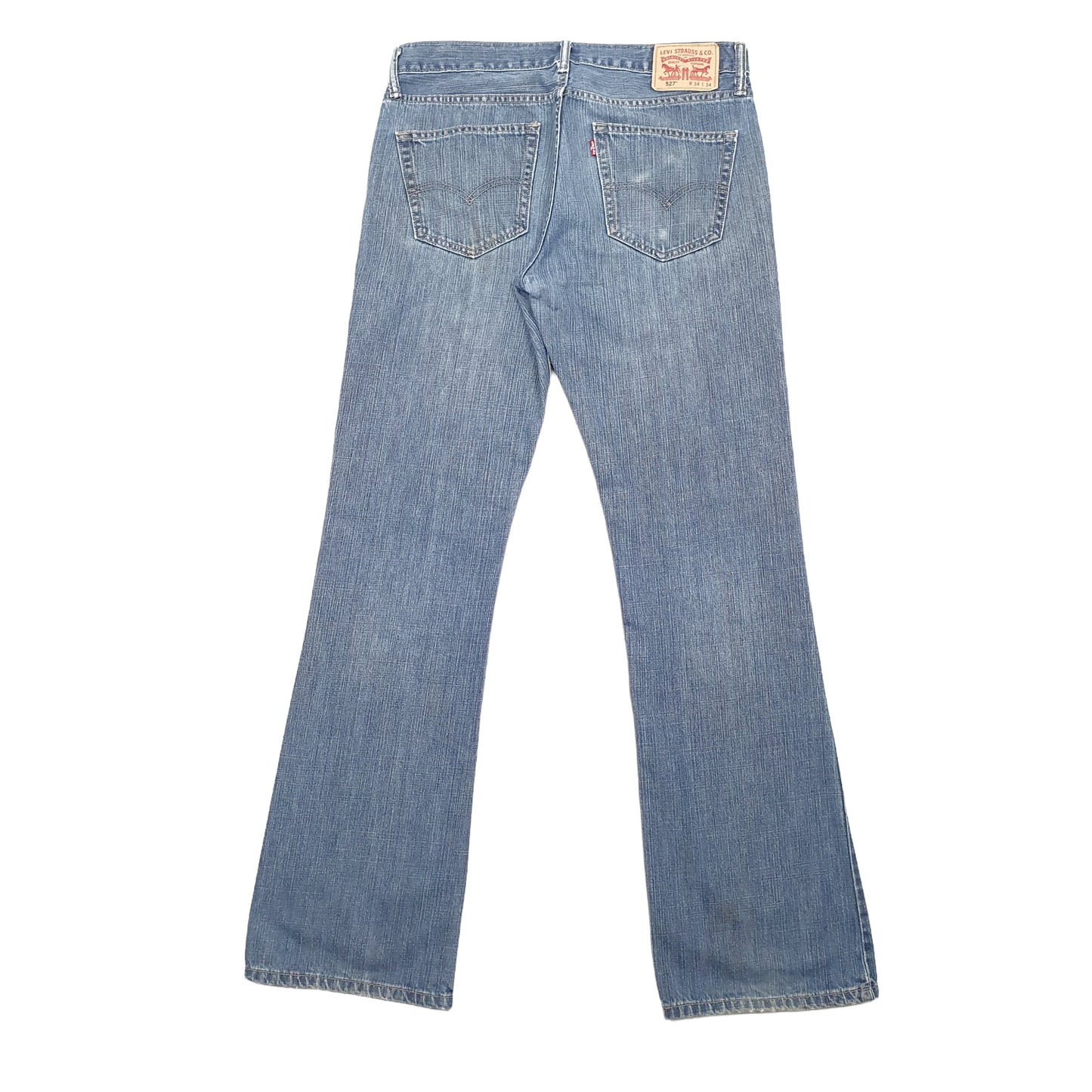Levis 527 Bootcut Fit Jeans W34 L34 Blue