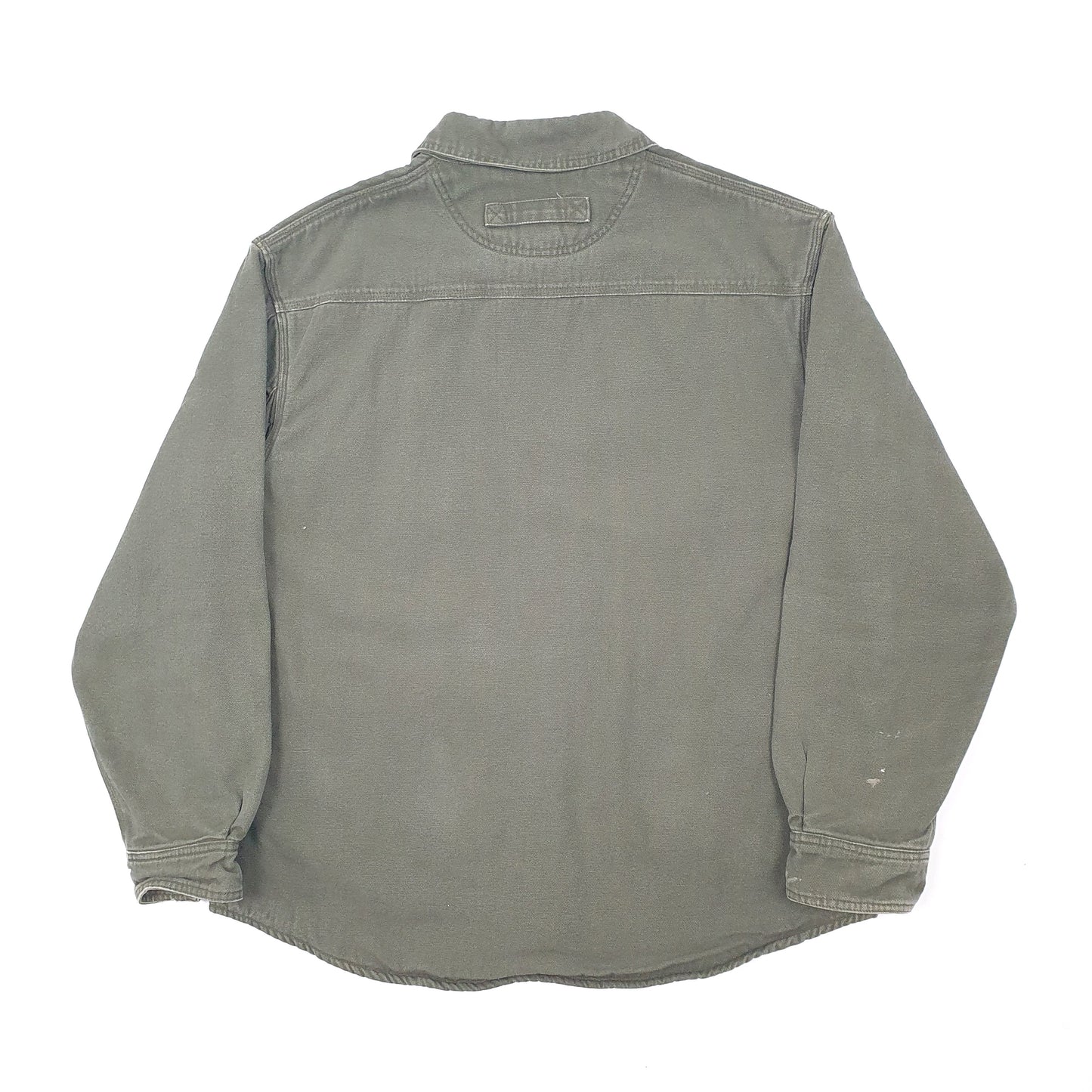 Mens Green Duluth Trading Co Button Up Workwear Jacket Coat