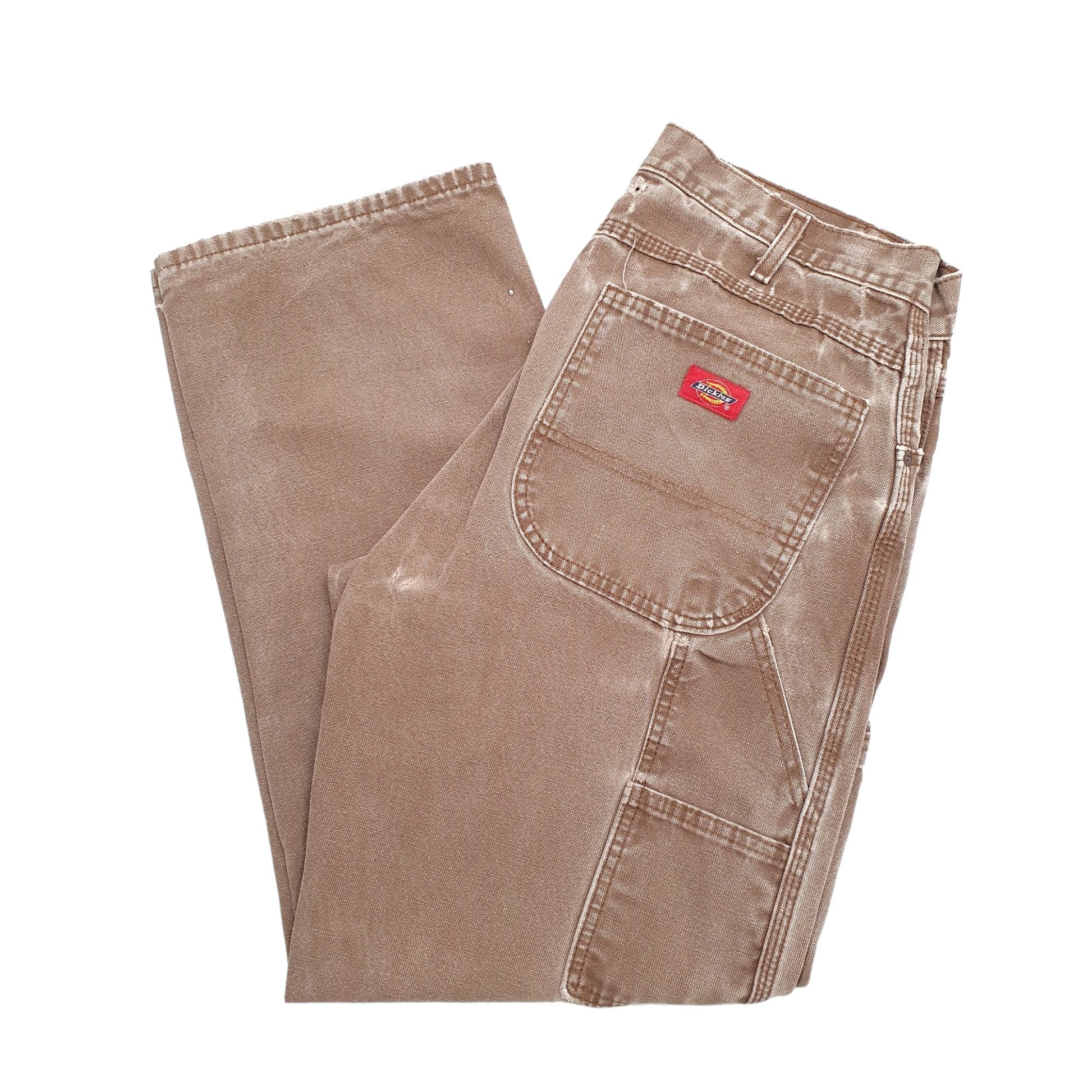 Mens Brown Dickies  Carpenter Trousers