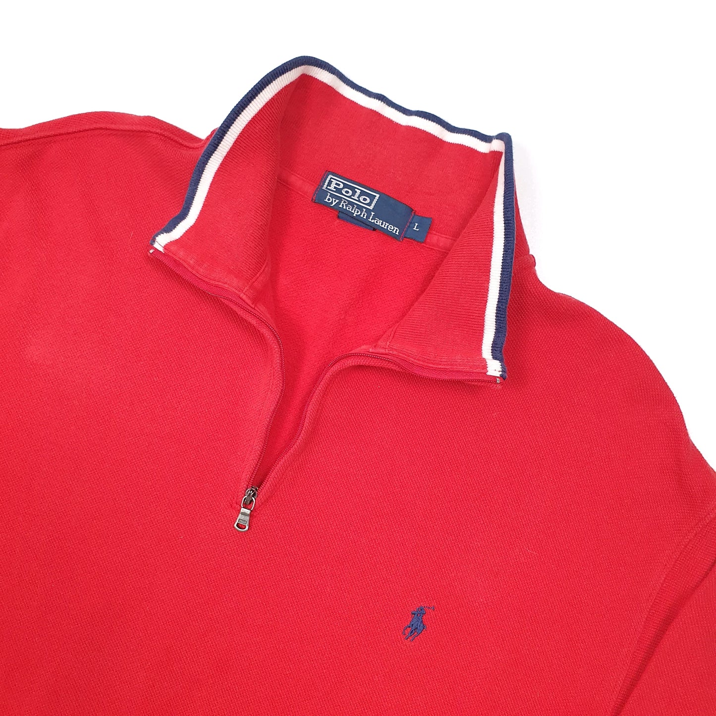 Polo Ralph Lauren Quarter Zip L Red