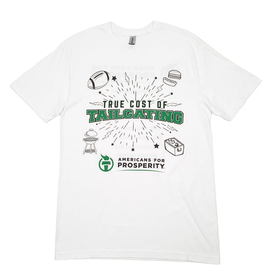 Gildan Americans For Prosperity Tailgating Short Sleeve T Shirt White