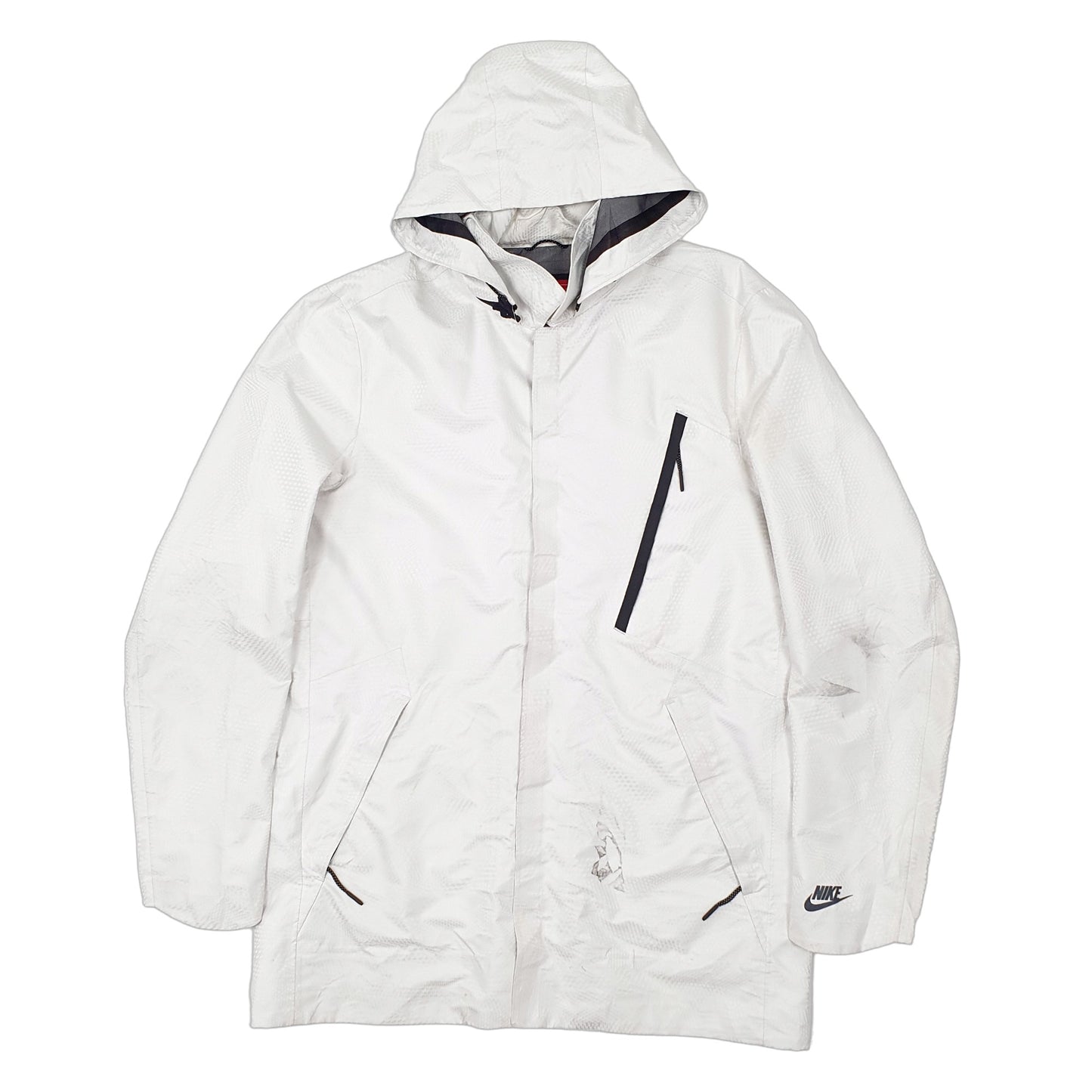 Mens White Nike   Coat