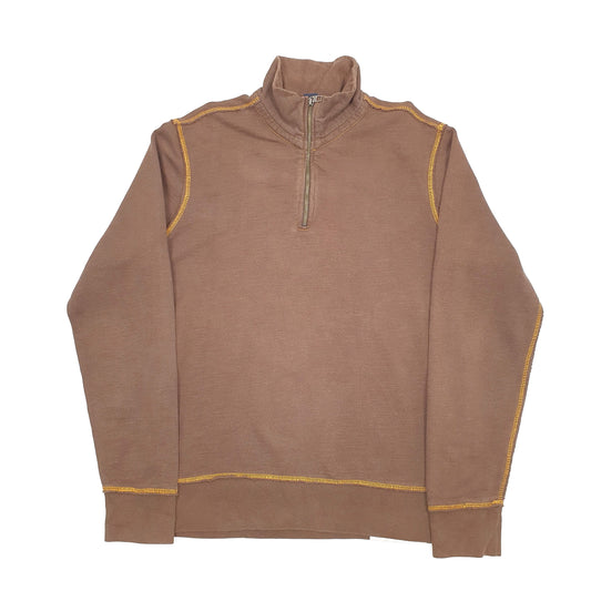 Gap Quarter Zip M Brown