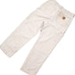 Mens Carhartt Canvas Loose Fit Beige Carpenter Trousers W34 L32 Beige