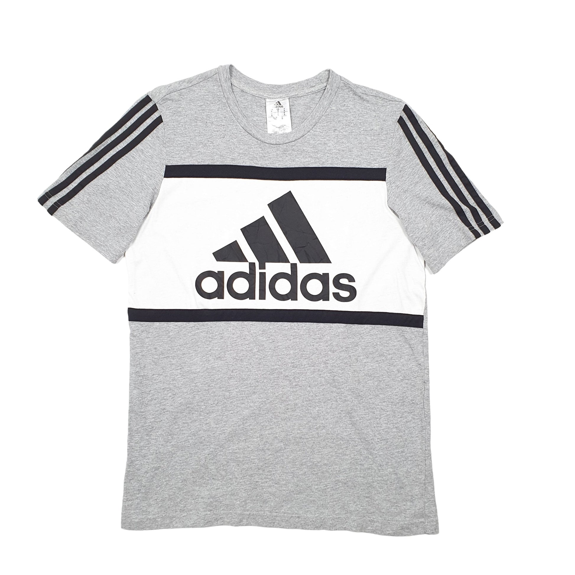 Adidas Short Sleeve T Shirt Grey