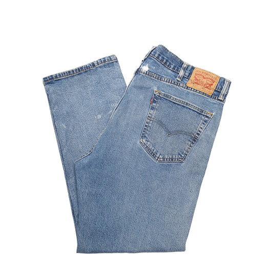 Levis 514 Straight Fit Jeans W42 L30 Blue