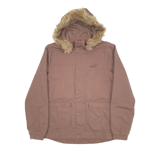 Mens Puma Parka Brown