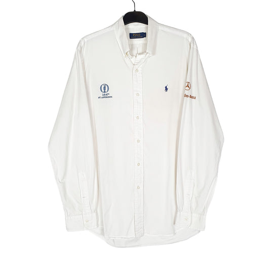 Polo Ralph Lauren St Andrews Golf Long Sleeve Regular Fit Shirt White