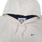 Mens Beige Nike Vintage 2000s Y2K Hoodie Jumper