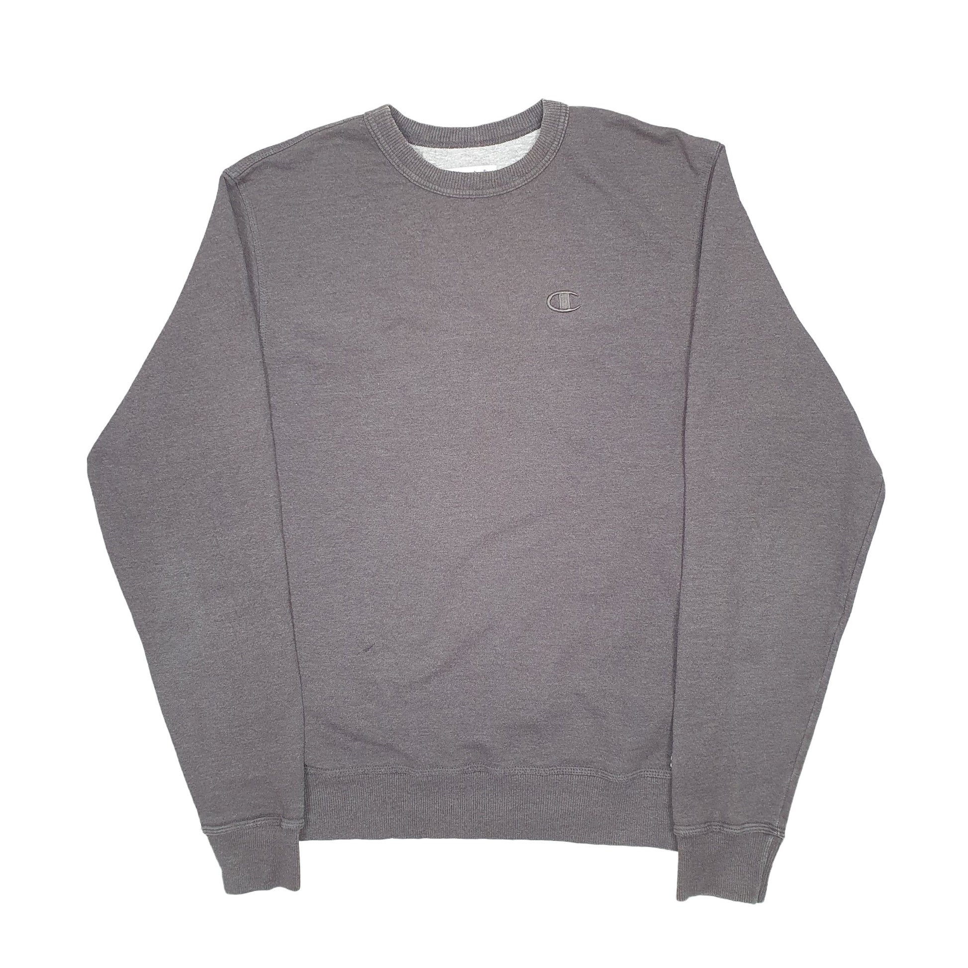 Mens Grey Champion  Crewneck Jumper