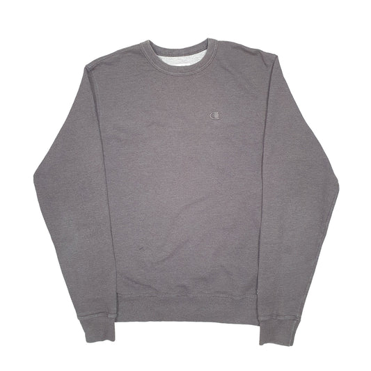 Mens Grey Champion  Crewneck Jumper