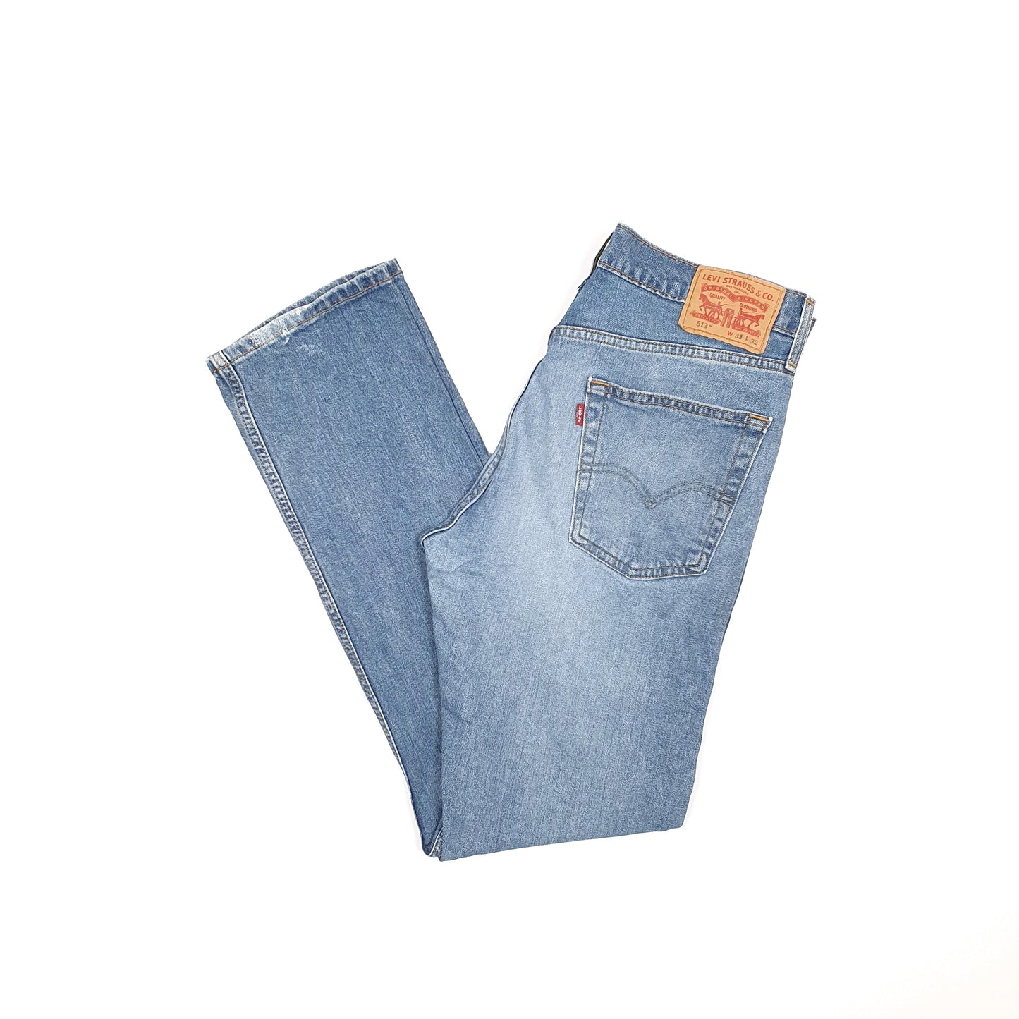 Levis 513 Slim Fit Jeans W33 L31 Blue