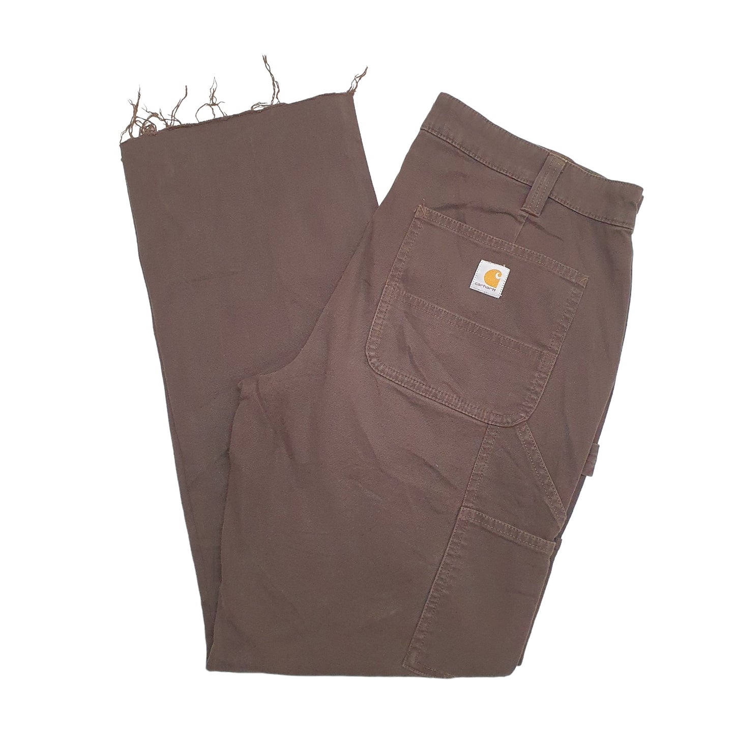 Womens Brown Carhartt Double Knee Carpenter Trousers