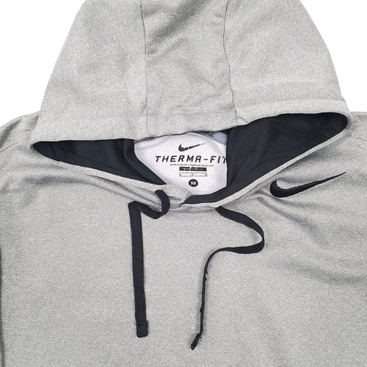 Mens Grey Nike Therma Fit Hoodie Jumper