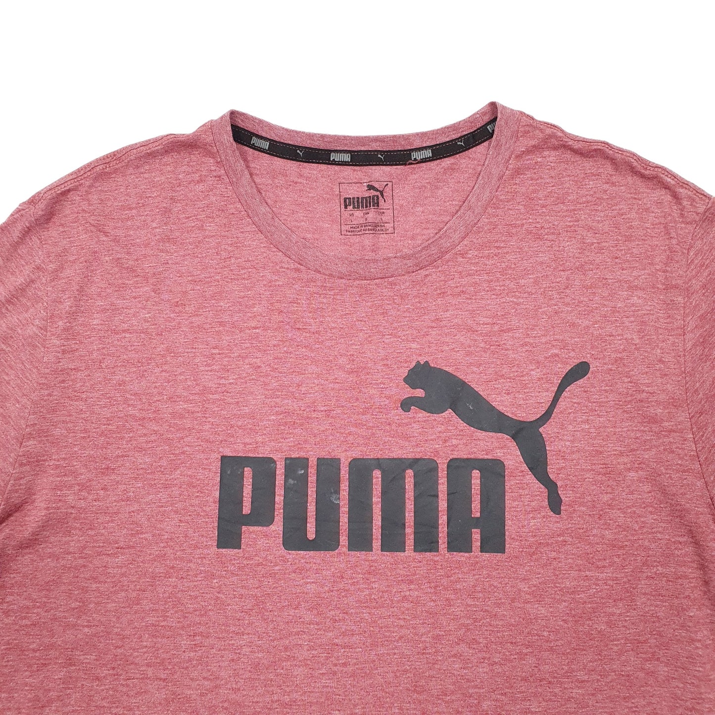 Puma Short Sleeve T Shirt Red