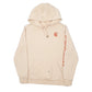 Womens Peach Carhartt Spellout Hoodie Jumper
