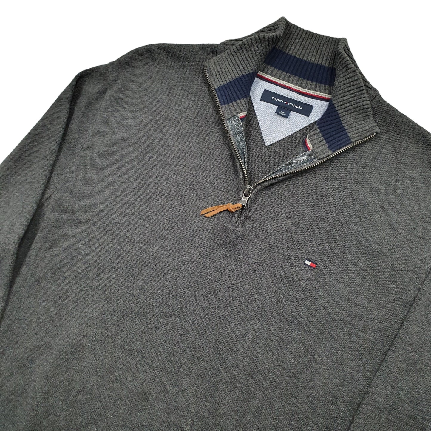Tommy Hilfiger Quarter Zip M Grey