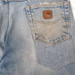 Carhartt Casual Straight Fit Relaxed Jeans W36 L30 Blue