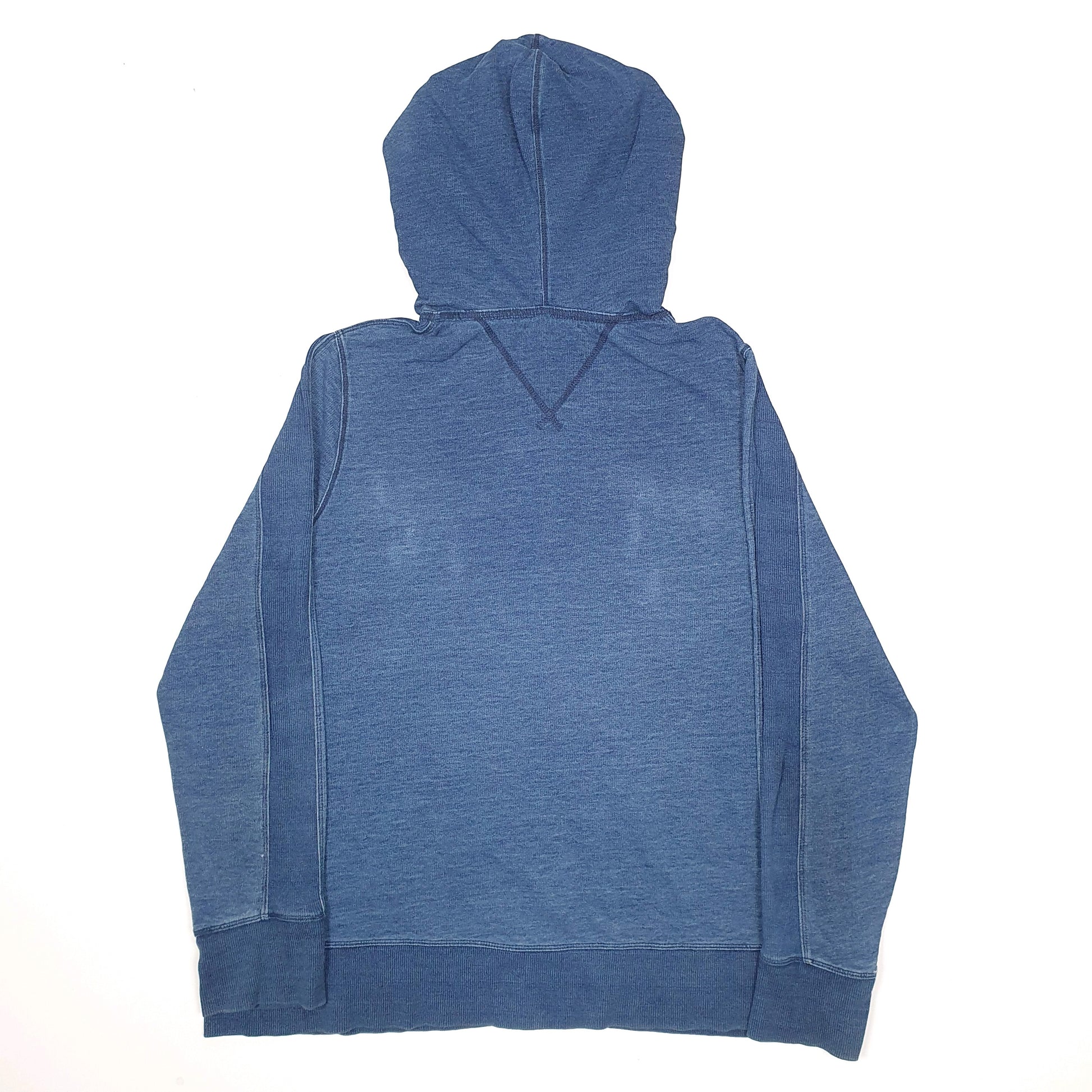 Womens Blue Tommy Hilfiger Spellout Hoodie Jumper