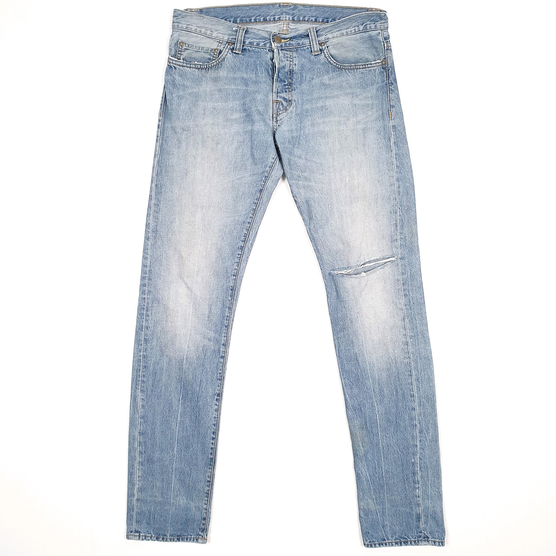 Carhartt Casual Tapered Fit WIP Jeans W34 L34 Blue