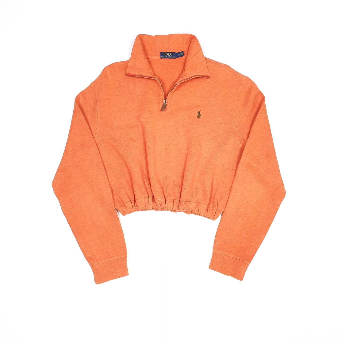 Orange Polo Ralph Lauren Quarter Zip Jumper