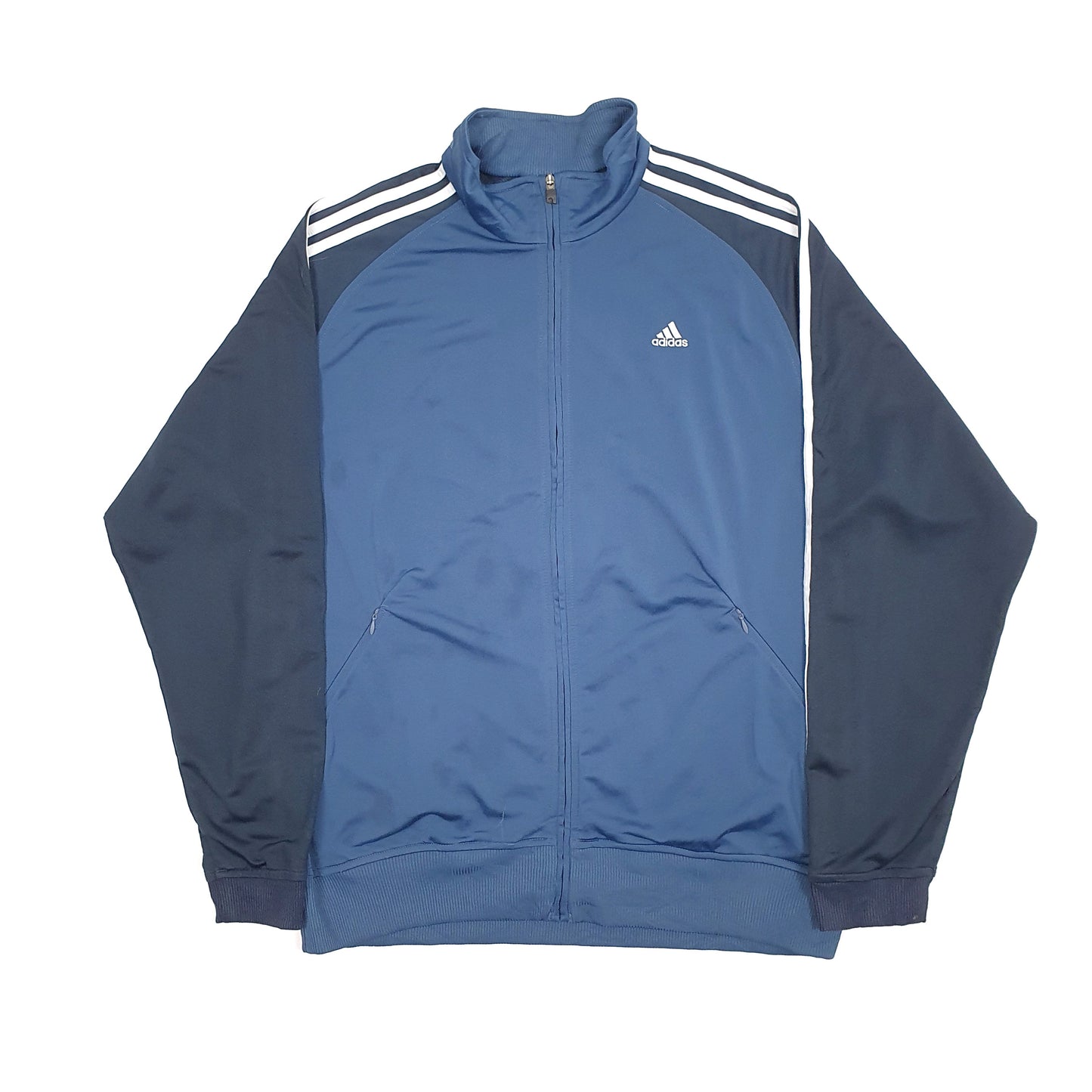 Mens Navy Adidas Track Softshell Full Zip Jumper