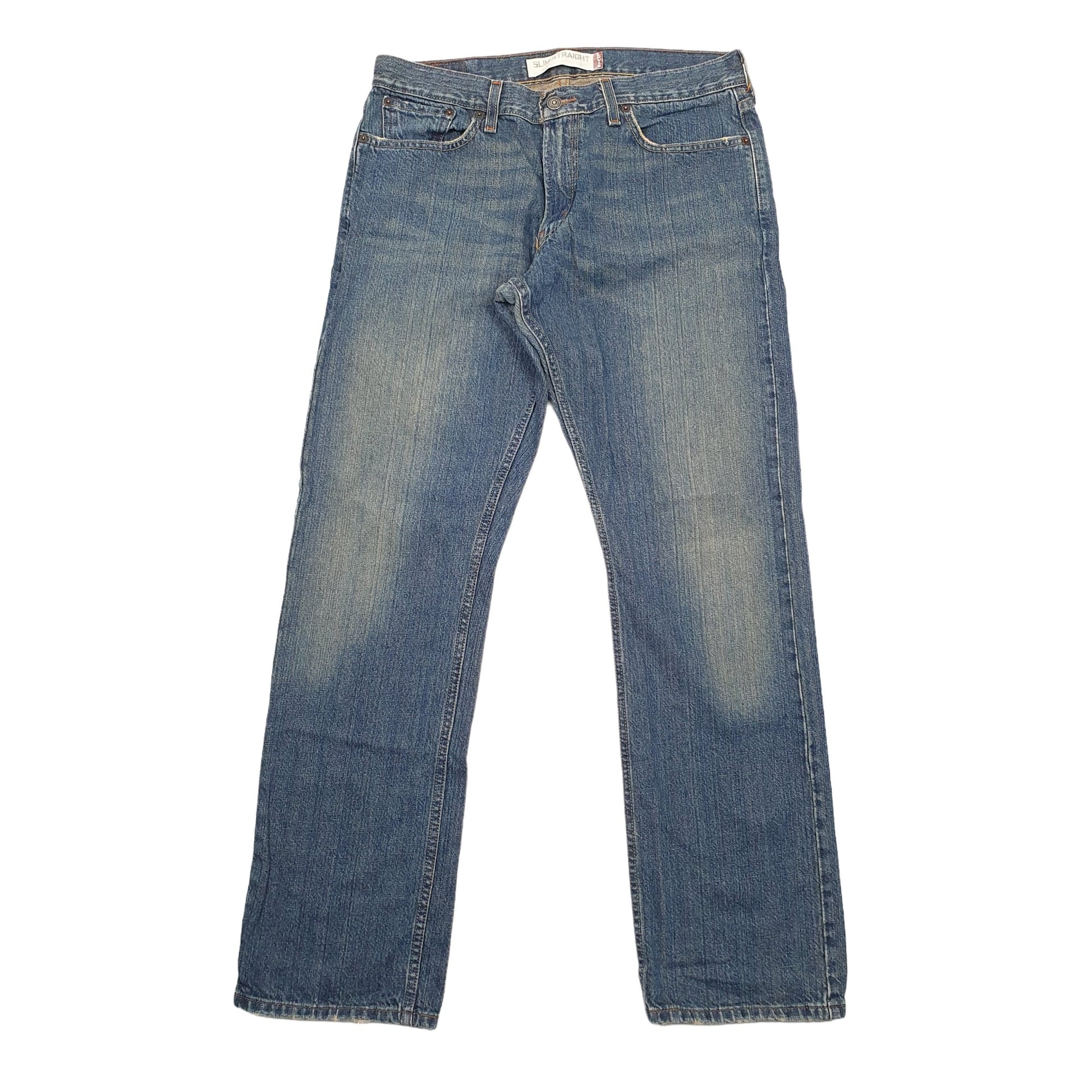 Levis 514 Straight Fit Jeans W33 L32 Blue