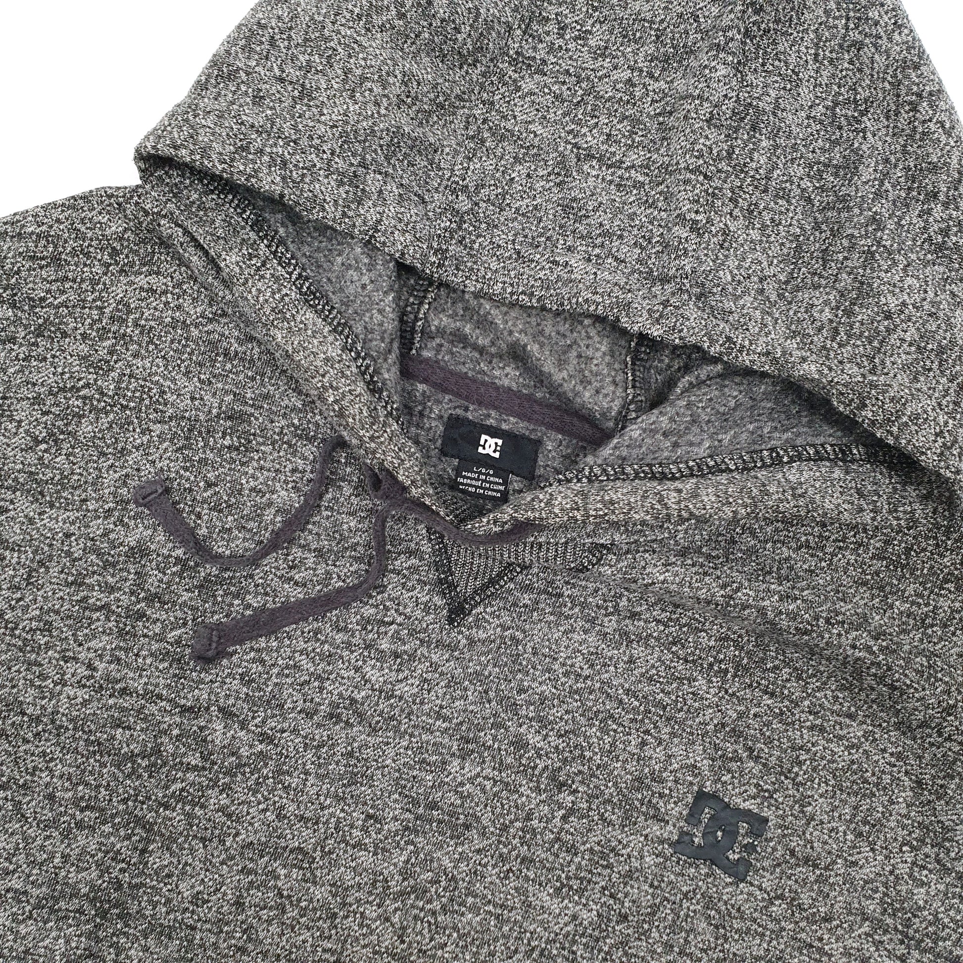 Mens Grey DC Shoe Co Skateboarding Hoodie Jumper