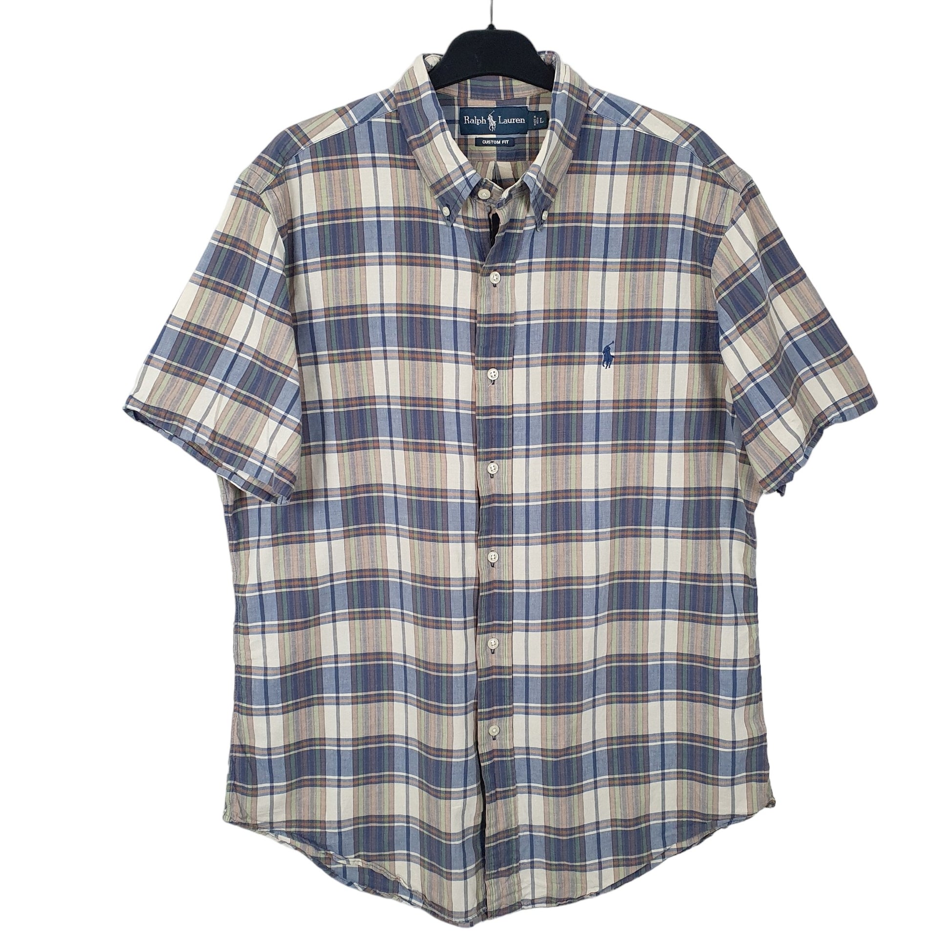 Mens Beige Ralph Lauren  Short Sleeve Shirt