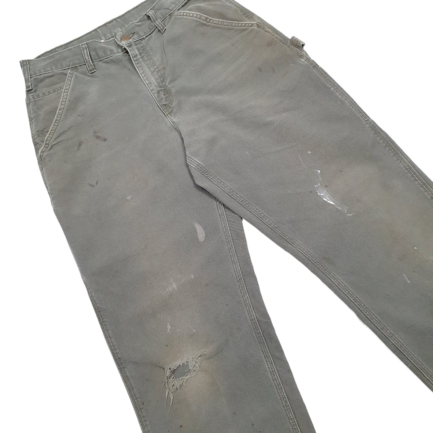 Mens Khaki Carhartt  Carpenter Trousers