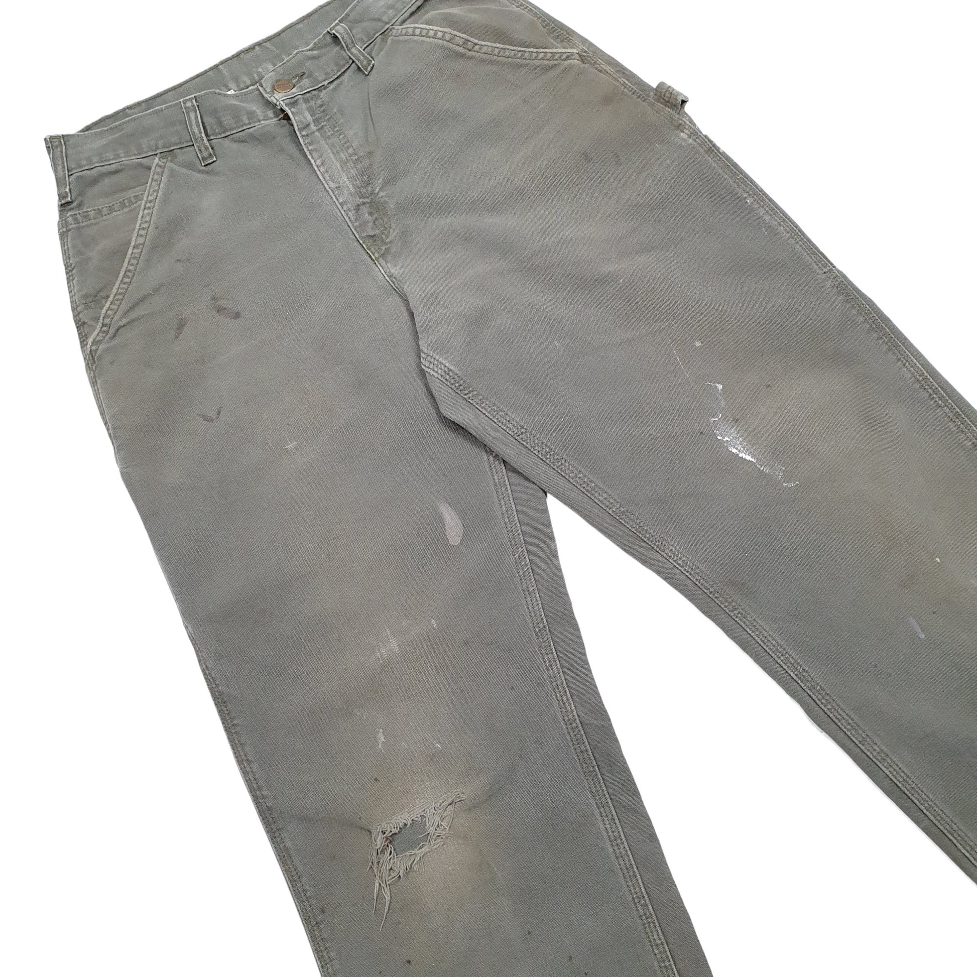 Mens Khaki Carhartt  Carpenter Trousers