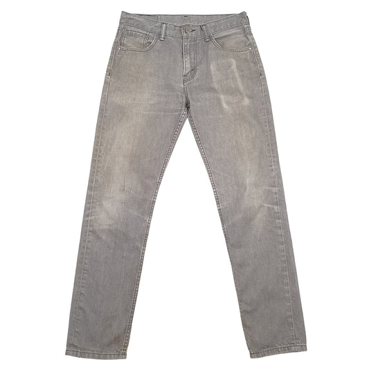 Levis 508 Tapered Fit Jeans W29 L30 Grey