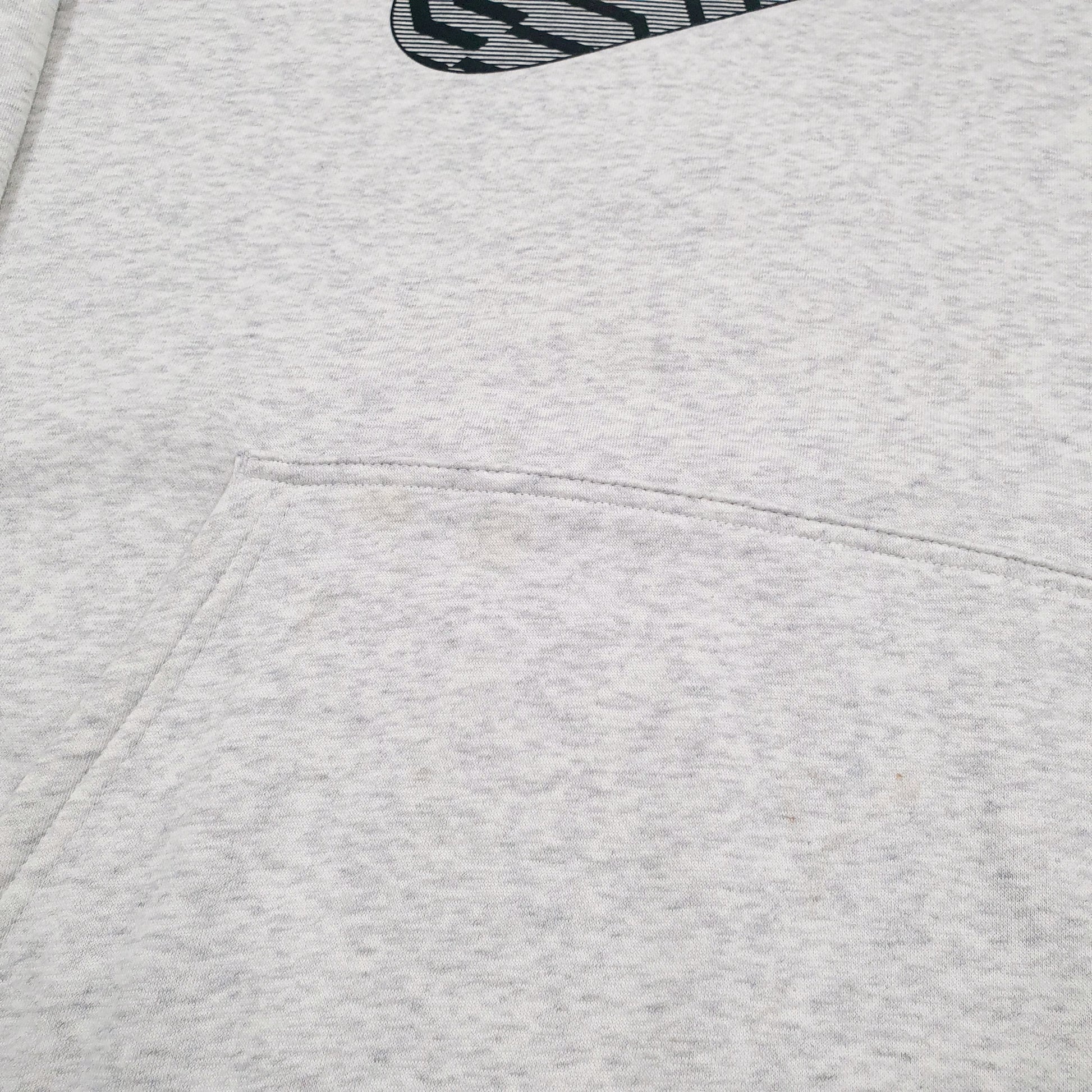 Nike Spellout Hoodie L Grey