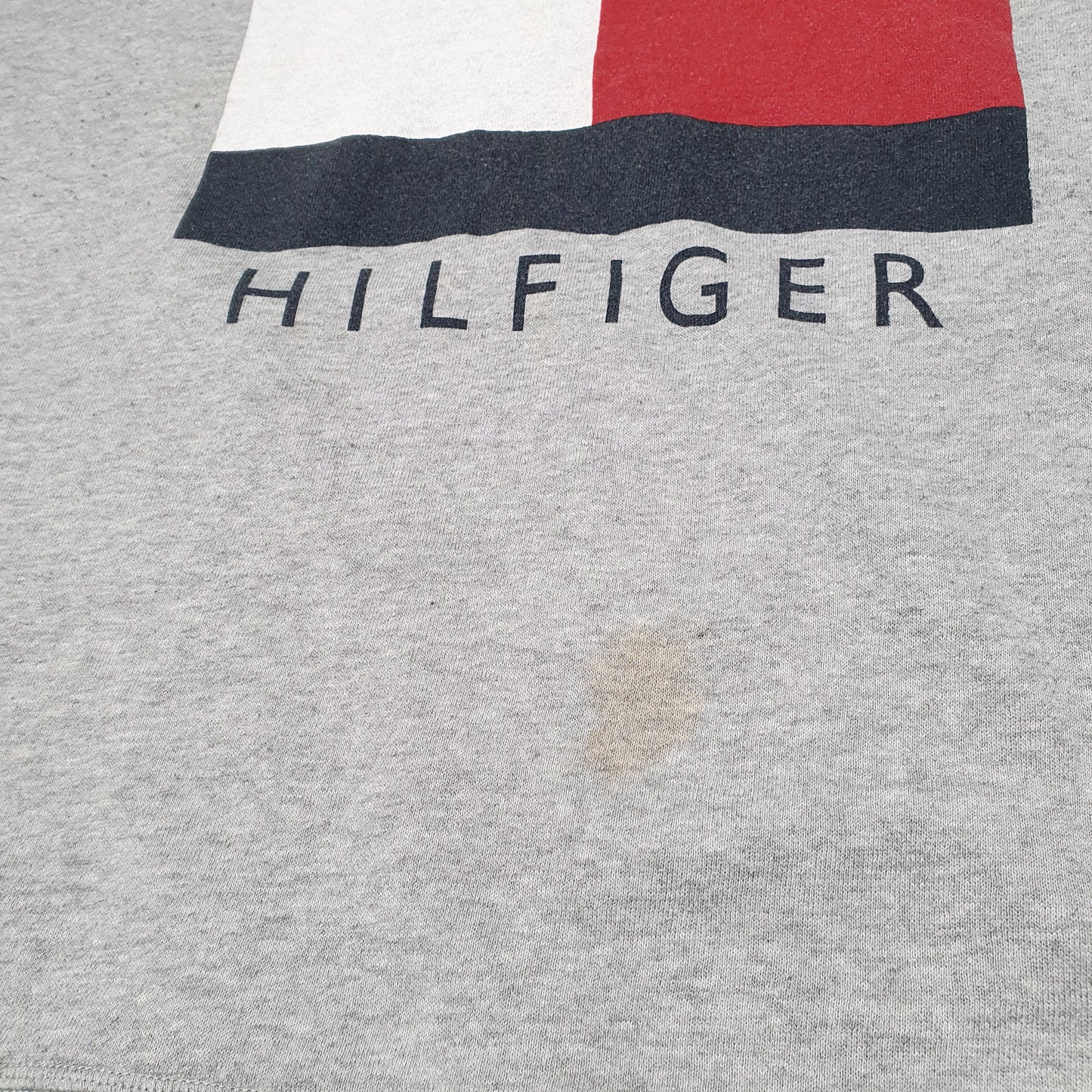 Mens Grey Tommy Hilfiger  Crewneck Jumper