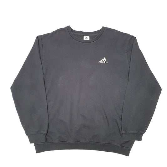 Mens Black Adidas  Crewneck Jumper