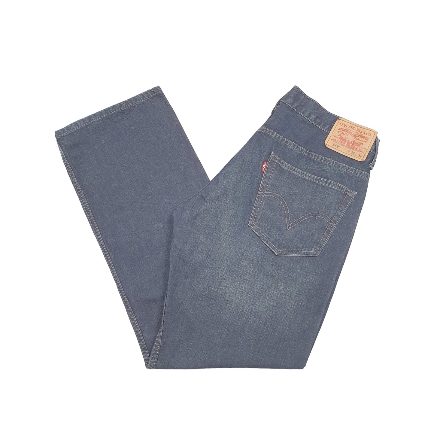 Levis 569 Loose Fit Jeans W32 L30 Blue